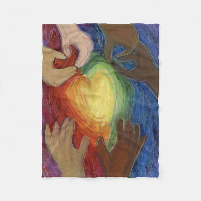 Couverture Polaire Diversité, Équité, Inclusion Fleece Jetez la couve (Devant)