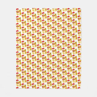 COUVERTURE POLAIRE DOGECOIN NOEL MERRY DOGEMAS