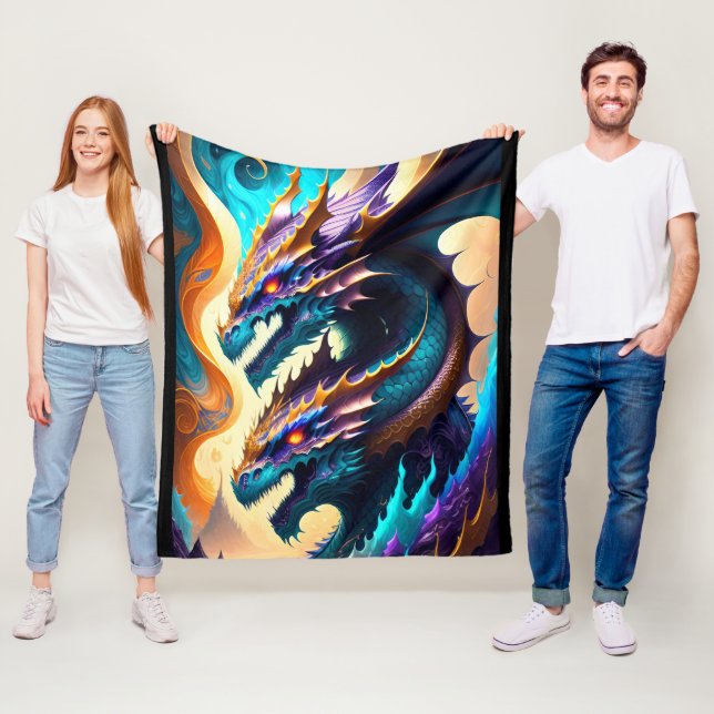 Couverture Polaire Domaine Dragon 3 (En situation)
