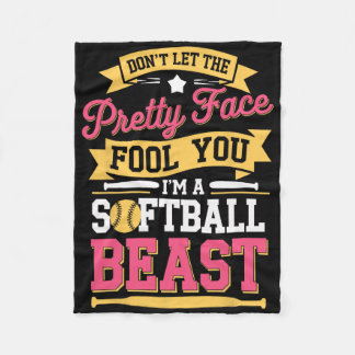 Couverture Polaire Don’t Let The Pretty Face Fool You I’m A Softll Be