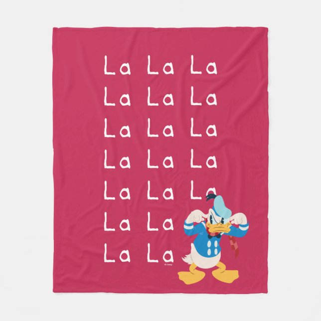 Couverture Polaire Donald Duck Holiday La La La La (Devant)