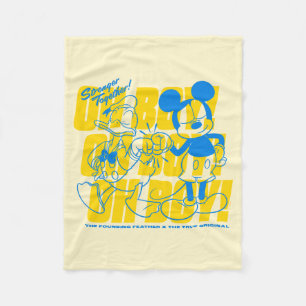 Couverture Polaire Donald Duck & Mickey Fist Bump Oh Boy !
