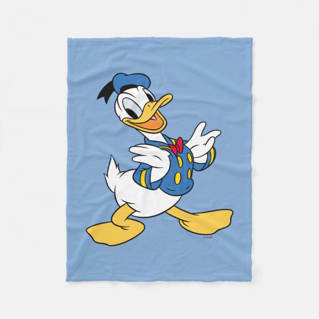 Couverture Polaire Donald Duck | Pose Fière (Devant)