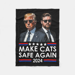 Couverture Polaire Donald Trump met les chats en sécurité à nouveau 2