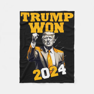Couverture Polaire Donald Trump Won 2024 Election Inauguration Men Wo