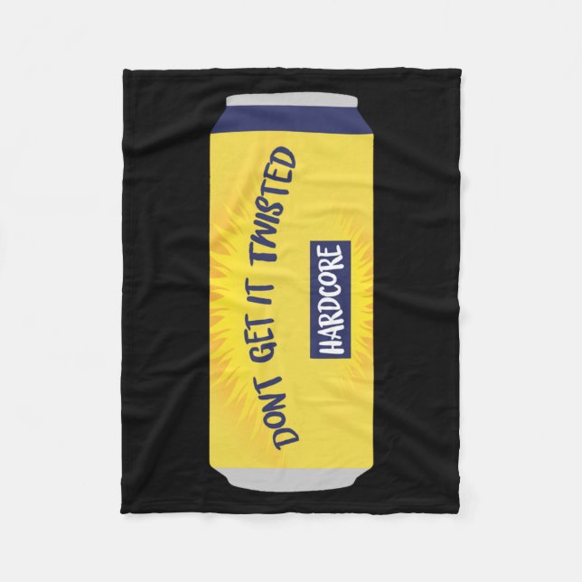 Couverture Polaire Dont Get It Twisted Tee Tea Meme Long Sleeve  (Devant)