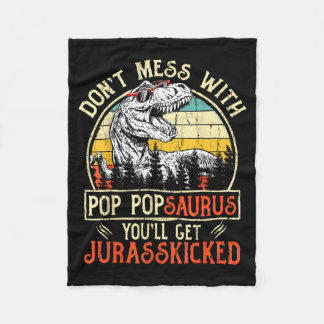 Couverture Polaire Don't Mess With P Psaurus You'll Get Jurkicked 