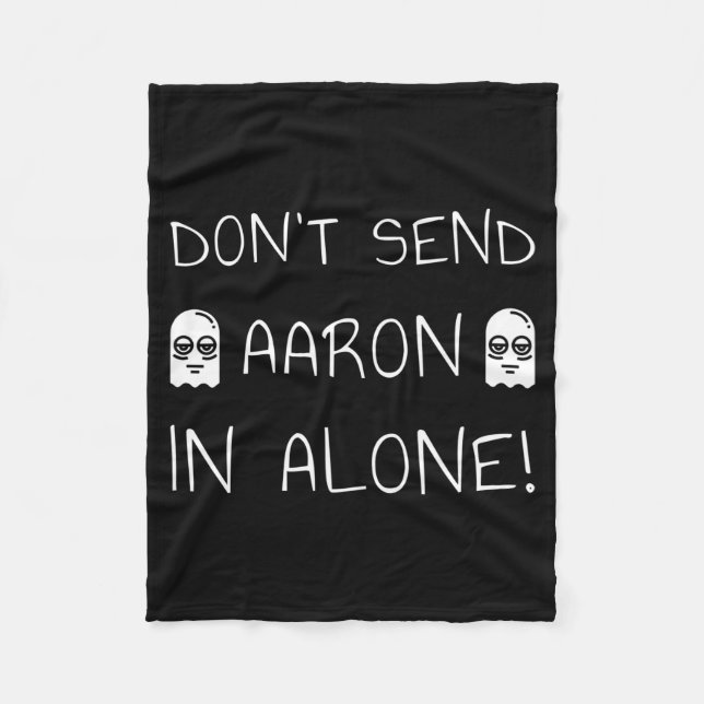 Couverture Polaire Don't Send Aaron In Alone! Paranormal  (Devant)