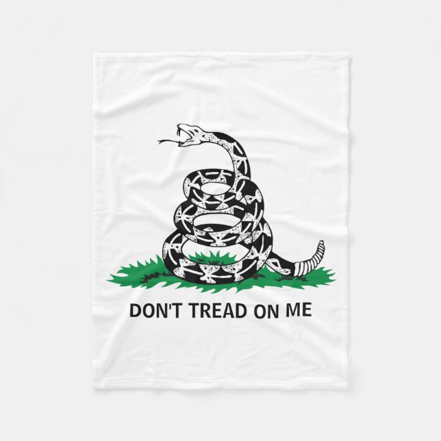 Couverture Polaire Dont Tread On Me  (Devant)