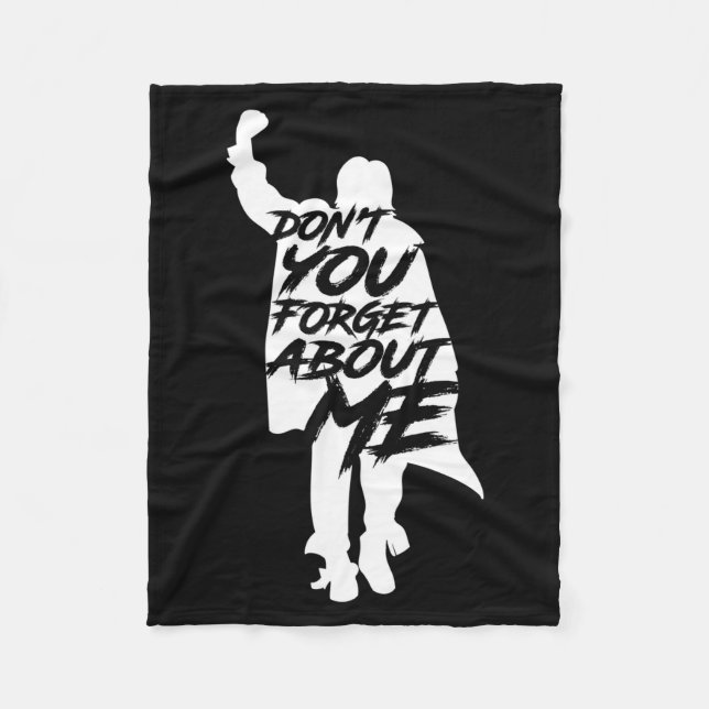 Couverture Polaire Don't You Forget About Me Long Sleeve  (Devant)