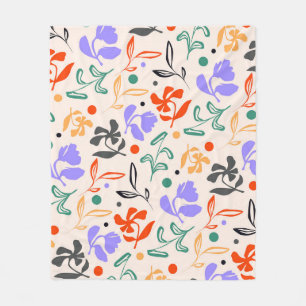 Couverture Polaire Doodle Garden
