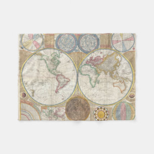 Couverture Polaire Double carte de l'hémisphère 1794