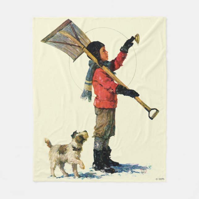 Couverture Polaire Douche à neige (Devant)