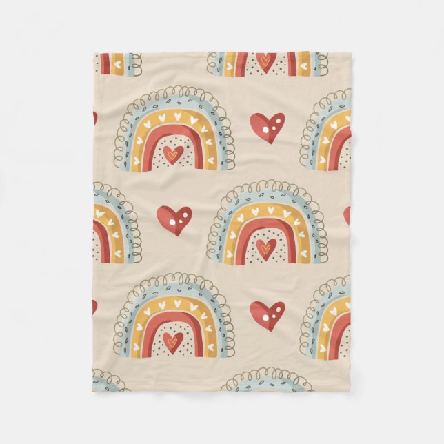 Couverture Polaire Doux, émotionnel comme l'amour d'une mère (Devant)