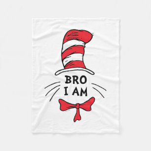 Couverture Polaire Dr Seuss   Chat dans le Casquette - Frère