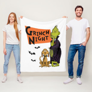 Couverture Polaire Dr Seuss   Hallowen Grinch Night Graphic