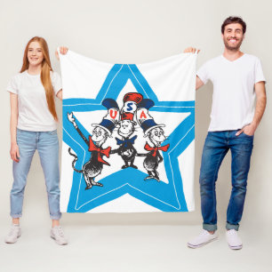 Couverture Polaire Dr Seuss   Little Cats USA Graphisme Casquette