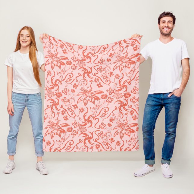 Couverture Polaire Dr Seuss | Motif de la Fête des mères florales (En situation)