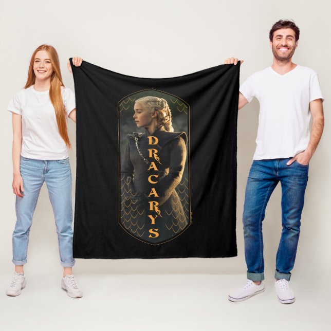 Couverture Polaire "Dracarys" Daenerys Targaryen Graphic (En situation)