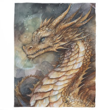 Dragon d'Imaginaire Fleece Blanket