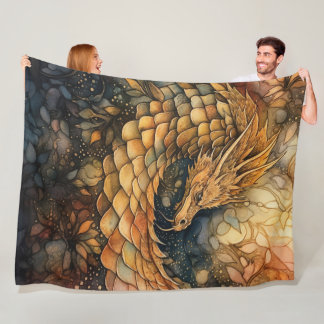 Couverture Polaire Dragon d'Imaginaire Fleece Blanket
