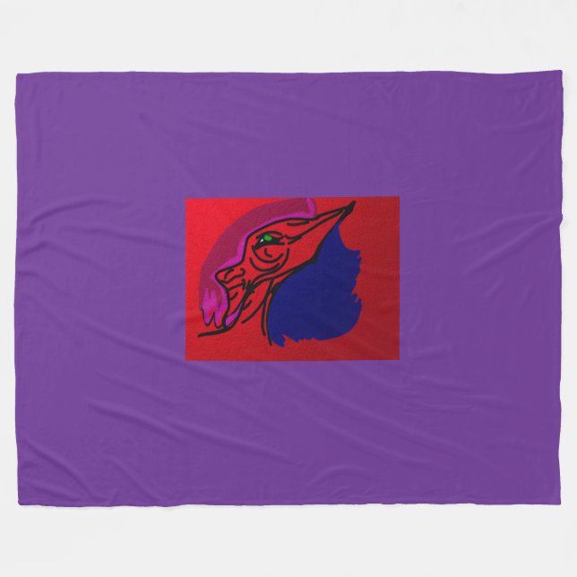 Couverture Polaire Dragon Fashionista (Devant (Horizontal))