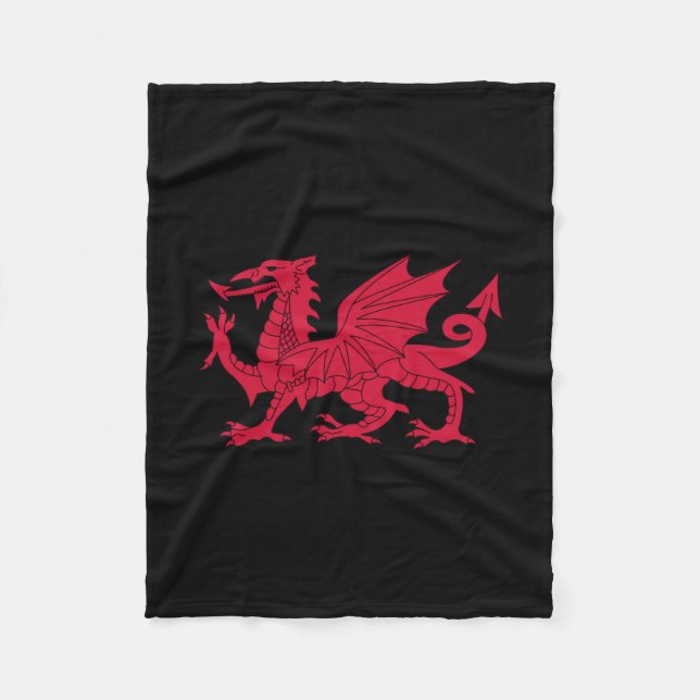 Couverture Polaire Dragon gallois (Devant)