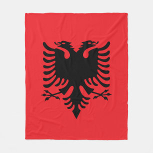 Couverture Polaire Drapeau albanais