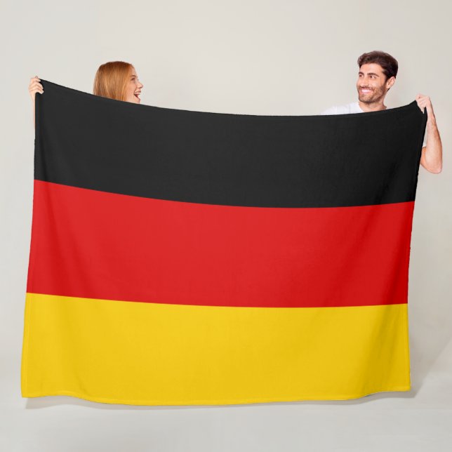 Couverture Polaire Drapeau allemand (Allemagne) (En situation)