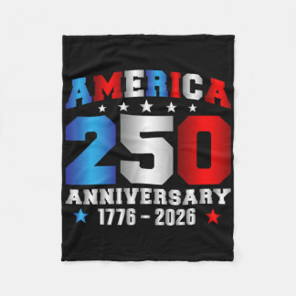 Couverture Polaire Drapeau américain 250e anniversaire des États-Unis