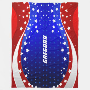 Couverture Polaire Drapeau américain Abstrait Stars & Stripes 2