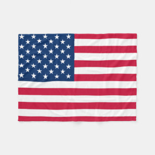 Couverture Polaire Drapeau américain - États-Unis d'Amérique - Patrio