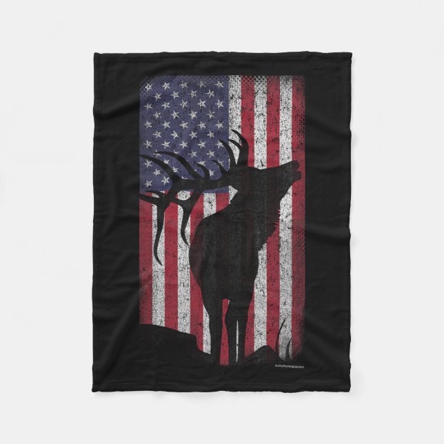Couverture Polaire Drapeau - American Retro (Devant)