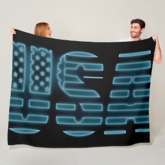 Couverture Polaire Drapeau Blanche polaire