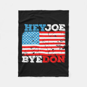 Couverture Polaire Drapeau Byedon 2020 - Bye Don Hey Joe Biden Suppor