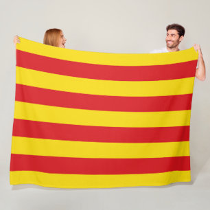 Couverture Polaire Drapeau catalan (Catalogne)