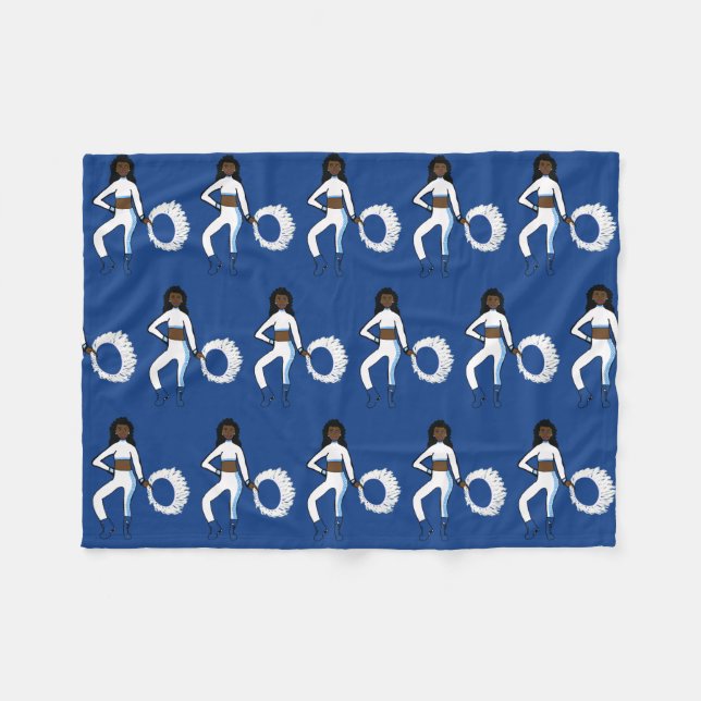 Couverture Polaire Drapeau / Couleur Garde polaire Blanche Bleu Blanc (Devant (Horizontal))