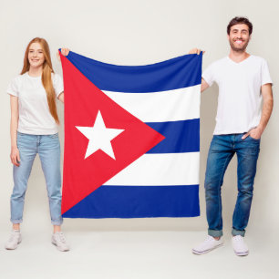 Couverture Polaire Drapeau Cuba