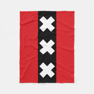 Couverture Polaire Drapeau d'Amsterdam, Pays-Bas