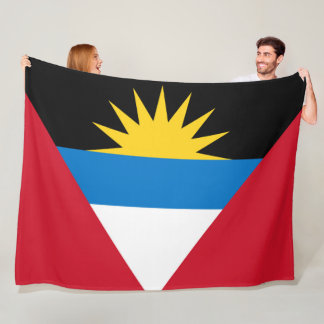 Couverture Polaire Drapeau d'Antigua-et-Barbuda