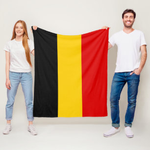 Couverture Polaire Drapeau de Belgique