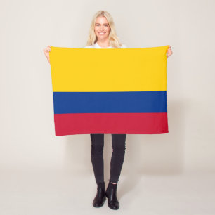 Couverture Polaire Drapeau de Colombie
