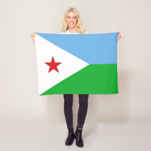 Couverture Polaire Drapeau de Djibouti