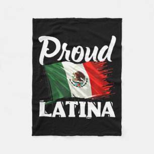 Couverture Polaire Drapeau de fierté latine mexicaine fierté mexicain