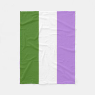 Couverture Polaire Drapeau de fierté queer