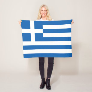 Couverture Polaire Drapeau de la Grèce