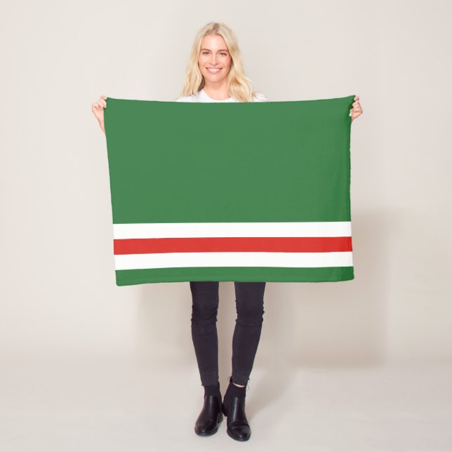 Couverture Polaire Drapeau de la République tchétchène d'Ichkeria (En situation)