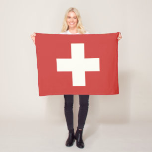 Couverture Polaire Drapeau de la Suisse