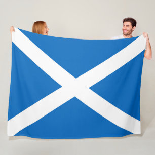 Couverture Polaire Drapeau de l'Ecosse ou de Saltire grand