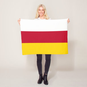 Couverture Polaire Drapeau de l'Ossétie du Nord